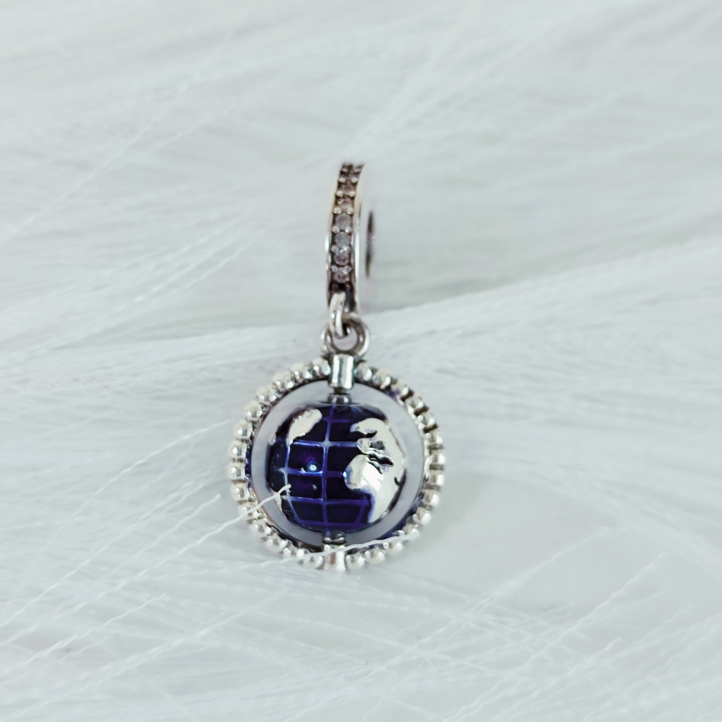 S925 Silber Planet Charm