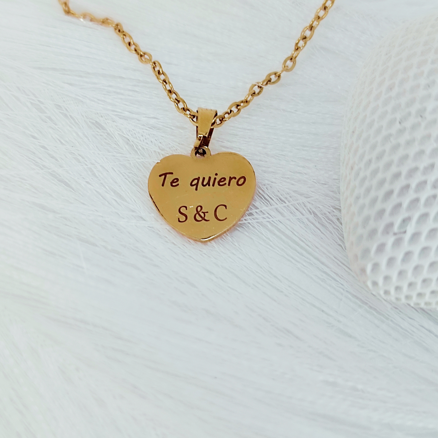 Collar con Colgante de Corazón Personalizado- Especial