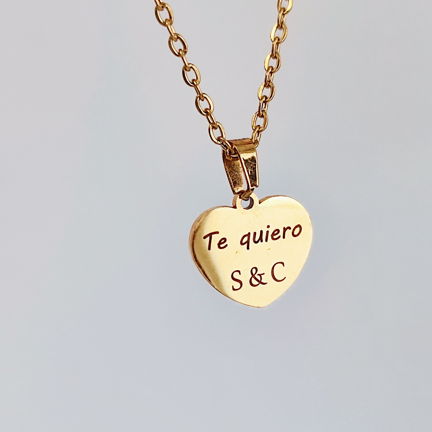 Collar con Colgante de Corazón Personalizado- Especial