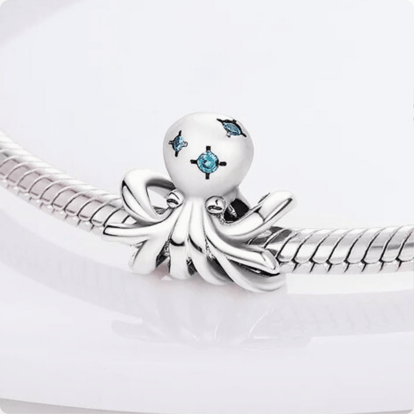 S925 Silver Octopus Charm – Mystery and Elegance of the Ocean