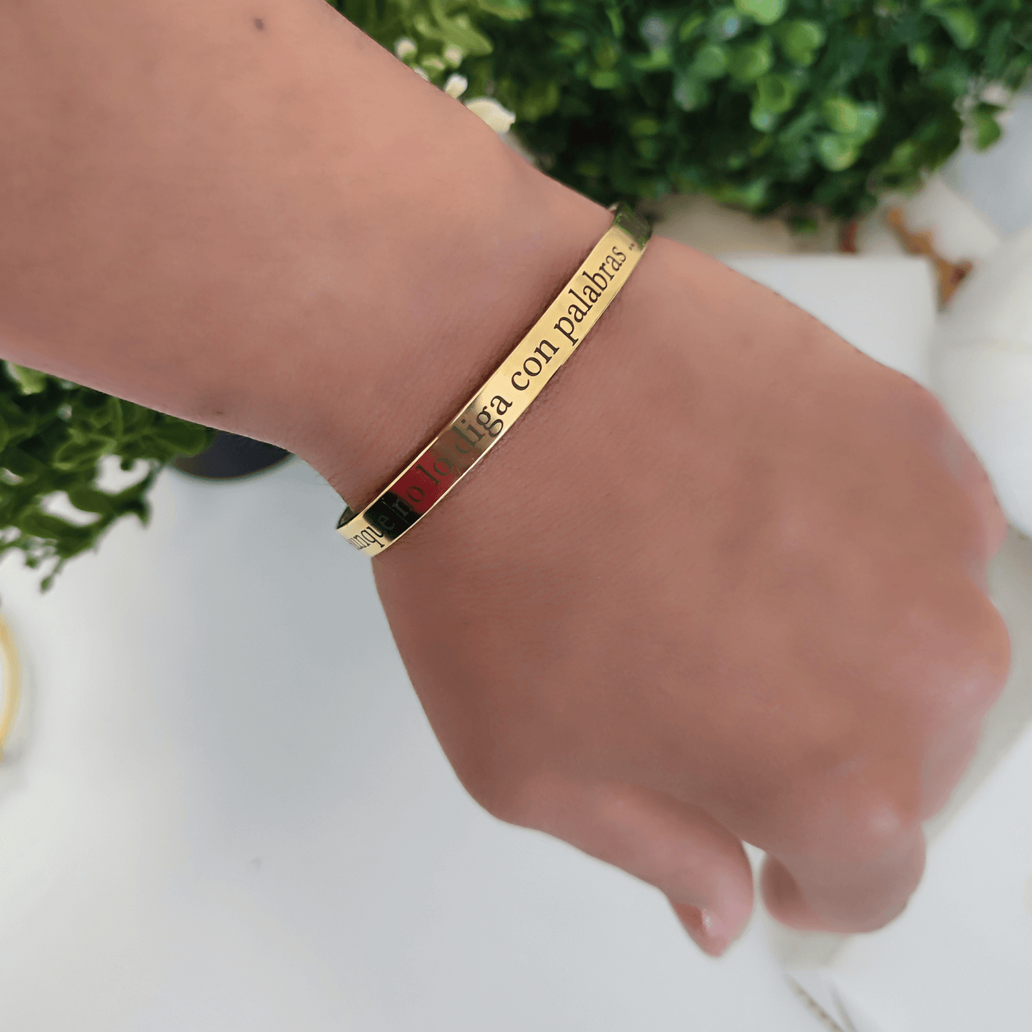 Pulsera Personalizada de Acero Inoxidable